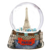Paris Landmarks and Eiffel Tower Snow Globe