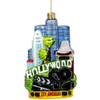 Glass Hollywood Christmas Ornaments (Back Side)