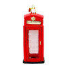 London Telephone Booth Glass Ornament