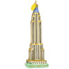 Glass NYC Empire State Building Christmas Ornament