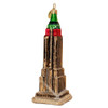 Glass New York City Empire State Building Christmas Ornament