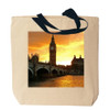 London's Big Ben Canvas Tote Bag