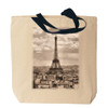 Eiffel Tower Canvas Tote Bag