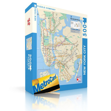 New York City Subway Map Puzzle NYP-SW101