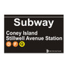 Stillwell Avenue Subway Station Coney Island Magnet