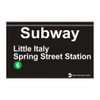 Spring Street Station Subway Little Italy Magnet