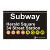 Subway 34th Street Station Herald Square Magnet