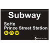 Replica SOHO Subway Sign