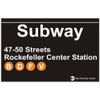 Rockefeller Subway Sign