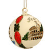 Italy Christmas Ornament - Glass Ball