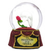 Musical Phantom of the Opera Snow Globe with Mask and Rose
