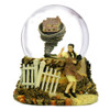 Rotating Musical Wizard of Oz Snow Globe with Dorothy and Tornado