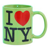 Green I Love NY Mug