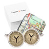 Silver Token NYC Subway Cufflinks