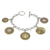 Silver Token Charm NYC Subway Bracelet