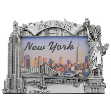 Silver NY Skyline Photo Frame ZZ-PF002