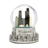 Chicago Snow Globe Skyline with glass globe and snow