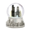 Chicago Snow Globe Skyline with glass globe and snow