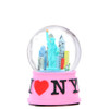 I Love NY Snow Globe Pink