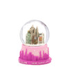 Pink NYC Snow Globe with Skyline