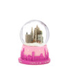 Pink NYC Snow Globe with Skyline