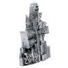 Landmarks Silver New York City Magnet