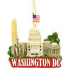 Washington DC Skyline Landmarks Christmas Ornament