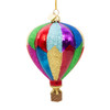 Glass Hot Air Balloon Christmas Ornament