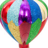 Glass Hot Air Balloon Christmas Ornament