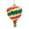 Hot Air Balloon Christmas Ornament Glass