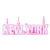 Hot Pink New York Magnet Acrylic