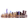 New York City Downtown Skyline Magnet Acrylic