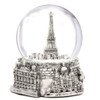 Silver Paris Snow Globe