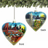 San Francisco Christmas Ornament, Heart