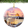 Jerusalem Israel Christmas Ornament Porcelain