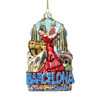 Noble Gems Glass Barcelona Ornament