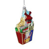 Paris Glass Shopping Bag Ornament