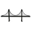 Black Golden Gate Bridge Wire Model