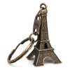 Bronze 3D Eiffel Tower Key Chain