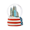 65mm Patriotic NYC Skyline Snow Globe