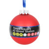 Times Square Subway Station Glass Ball Ornament