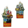 San Francisco Glass Shopping Bag Ornament