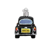 British Taxi Glass Ornament