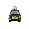 British Taxi Glass Ornament