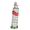 Leaning Tower Of Pisa Glass Ornament