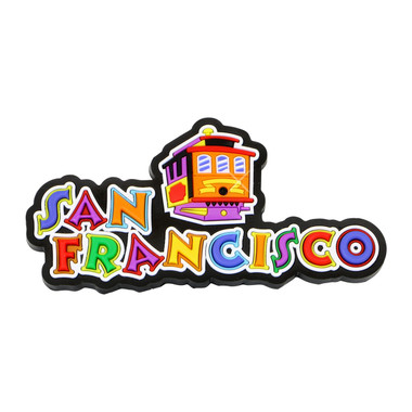 San Francisco Magnet 3D Laser Rubber SN-59008