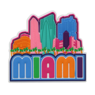 Laser Cut 3D Miami Magnet CM-981341