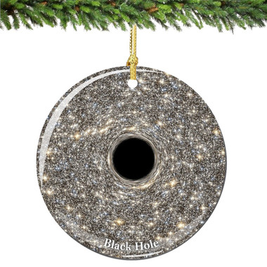 NASA Black Hole Porcelain Ornament