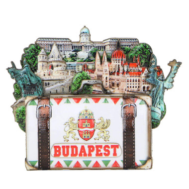 Wooden 3D Budapest Magnet CS-92058