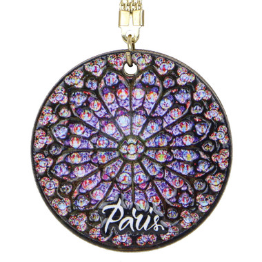 Notre Dame Rose Window Keychain CS-92064